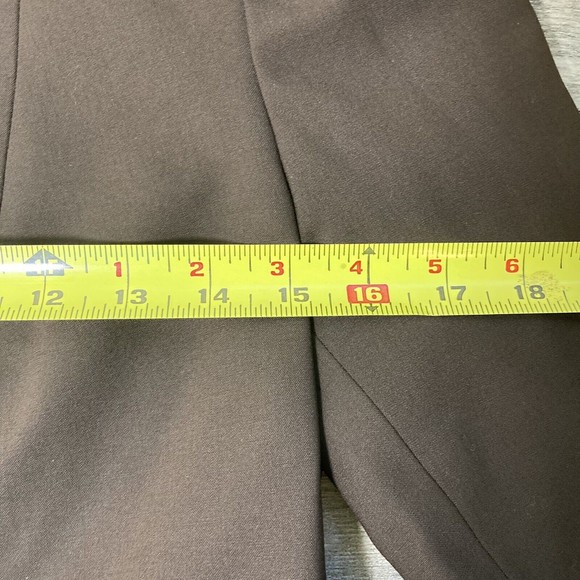 Ann Taylor Long Sleeve Single-Button Blazer - Chocolate Brown - Size 6P Petite - Picture 8 of 12